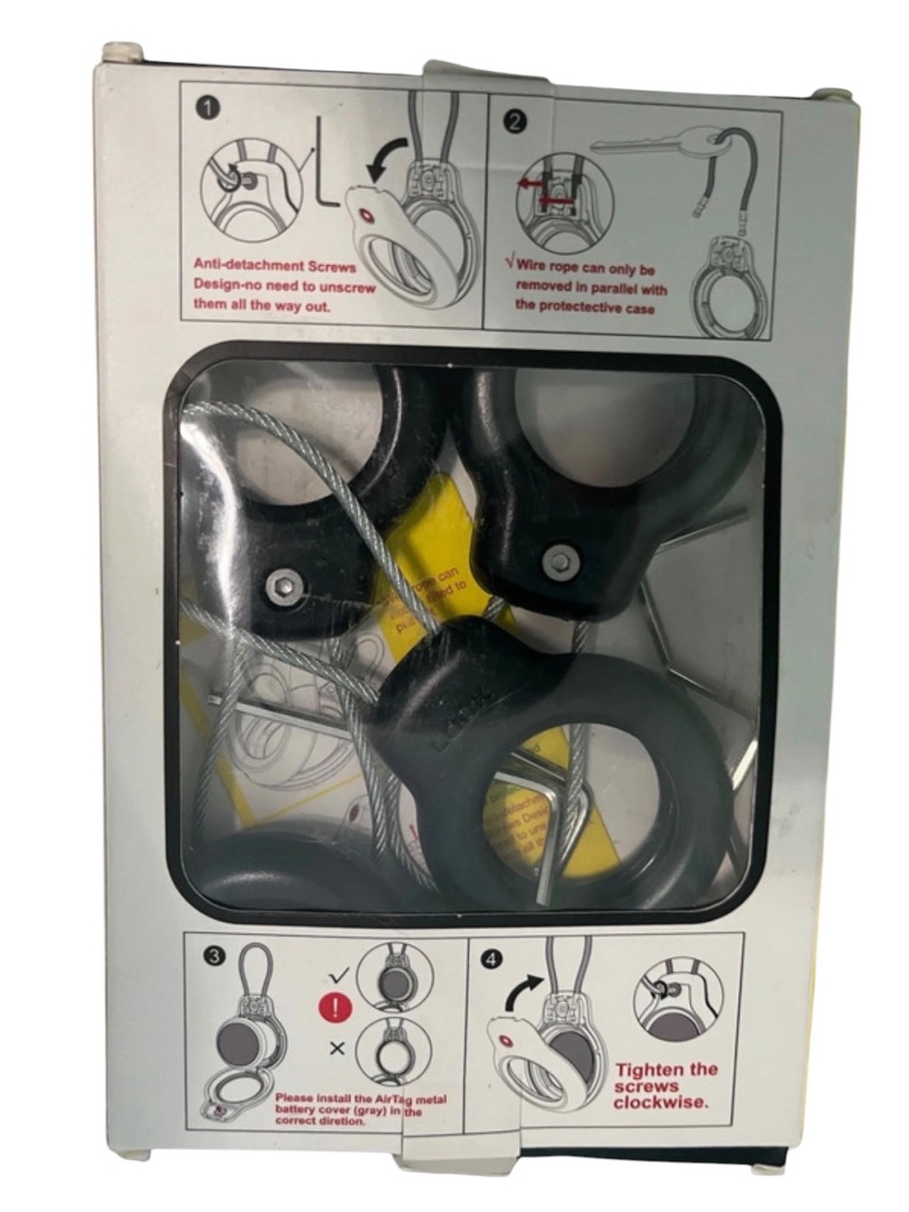 Apple air tag holders set of 4